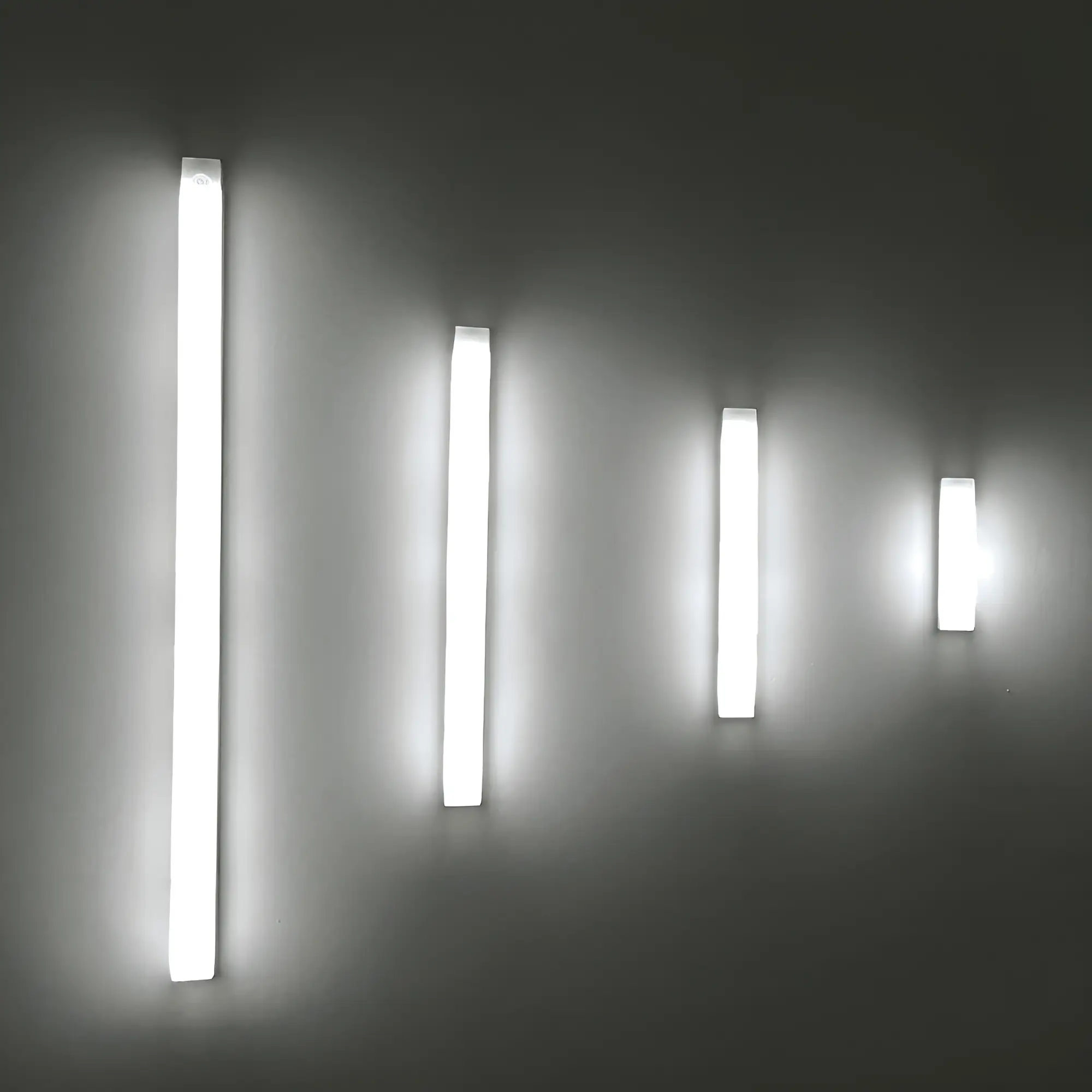 Wireless Motion Sensor LED Light Bar, Rechargeable Magnetic Under Cabinet Light, Night Light for Kitchen, Corridor, Stairs, Hallway, Wardrobe, Closet,