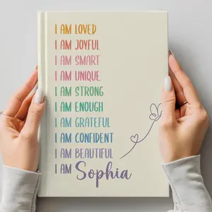 Teenage Girl Gifts Personalized Diary Journal, Birthday Gift for Teen Girl, Custom Name Notebook, Reading Tracker Journal for Book Lovers, Undated Notebook for Tracking Reading Progress