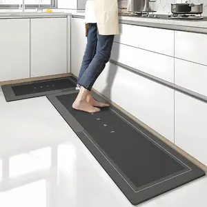 Kitchen Floor Mat Super Absorbent Diatomaceous Earth Bath Mat Long Strip Non Slip Rug Washable Durable Mats for Kitchen Sink Entryway