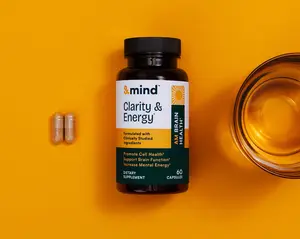 &Mind Clarity & Energy AM Brain Health Supplement - Natural Nootropics for Focus, Memory & Mental Performance | 60 Capsules