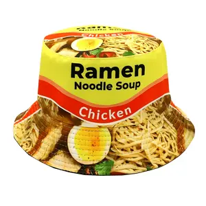 "Viral 2025 Ramen Reversible Bucket Hat 🌞 🍜   Dual-Sided UV Defense for Coachella, Anime Con & Y2K Nostalgia |   Lightweight Unisex Gift with Retro-Futuristic Swag & Eco-Friendly UPF" fitted hats