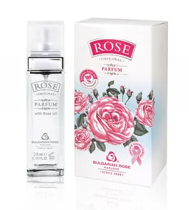 Rose Bulgarian Perfume - Natural Original Parfum - Aromatic Fragrance - Long Lasting Freshness - Paraben Free - Unisex Perfume - Perfect for Everyone - 28ml
