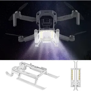 Mini 4K Light Landing Gear, Folding Landing Gear with LED Light Compatible for DJI Mini 2 SE/Mini 4K / Mini 2 / Mavic Mini/Mini SE Drone Accessories