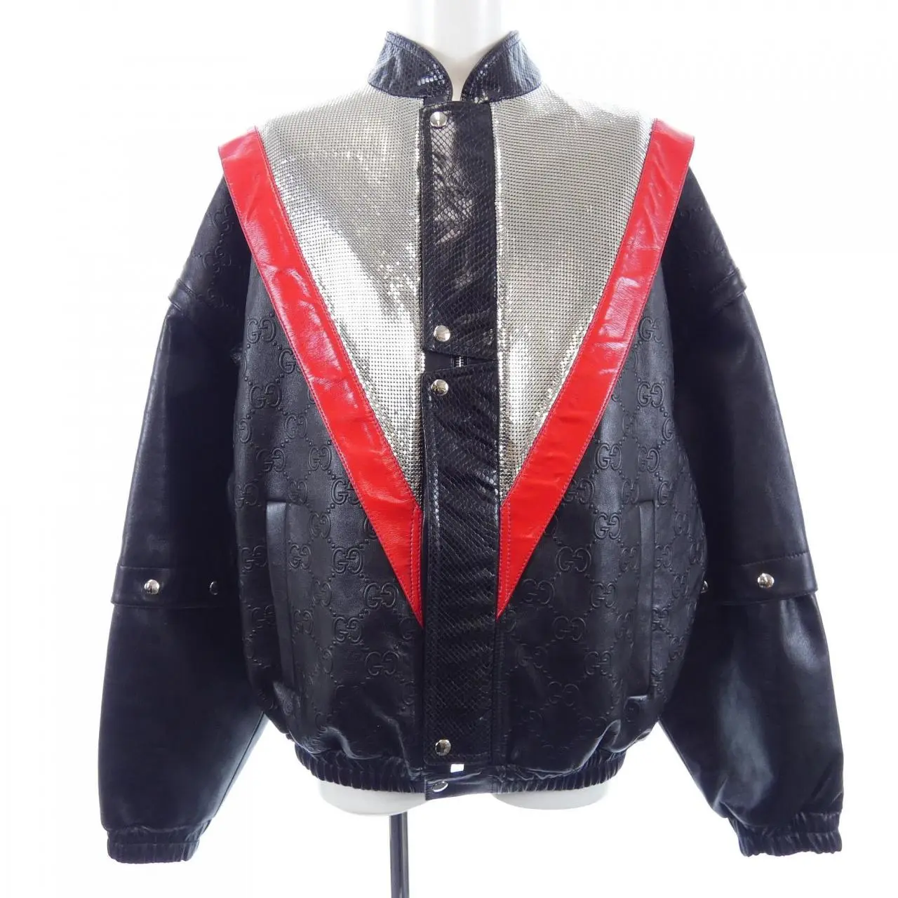 Pre-owned GUCCI Lambskin Small Leather Goods Jacket