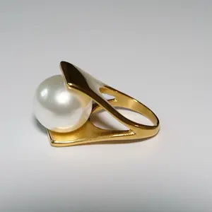 Nova Modern Pearl Ring