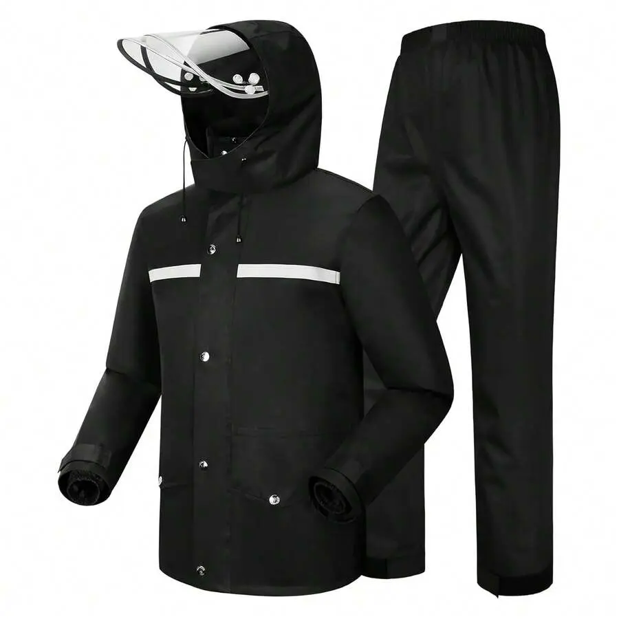 OdinsMane Rain Suit Multi Functional Waterproof Jacket And Trouser Suit Raincoat, Unisex Rain Jacket Outdoor Anti-Storm Hooded Rainwear, All-Sport Breathable Anti-Storm, Rain Coat Waterproof Plus Size Rain Coat,  Raincoat Adult Travel Fashion Raincoats