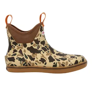 Xtratuf Womens Ankle Deck Pull On Casual Boots Ankle - Brown, Off White