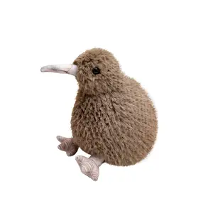 Creative and cute long-beaked bird plush toy, realistic kiwi bird stuffed toy, ugly-cute kiwi bird doll gift