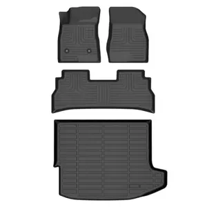 KELCSEECS Buick Envista / Chevy Trax 2024-2026 Floor Mats & Cargo Liners, All Weather Protection TPE Duty Non-Slip Custom Automotive, Front & Rear Row & Trunk Mats, Accessories, Waterproof, Easy to Clean, Eco-friendly Material,TPE carmats
