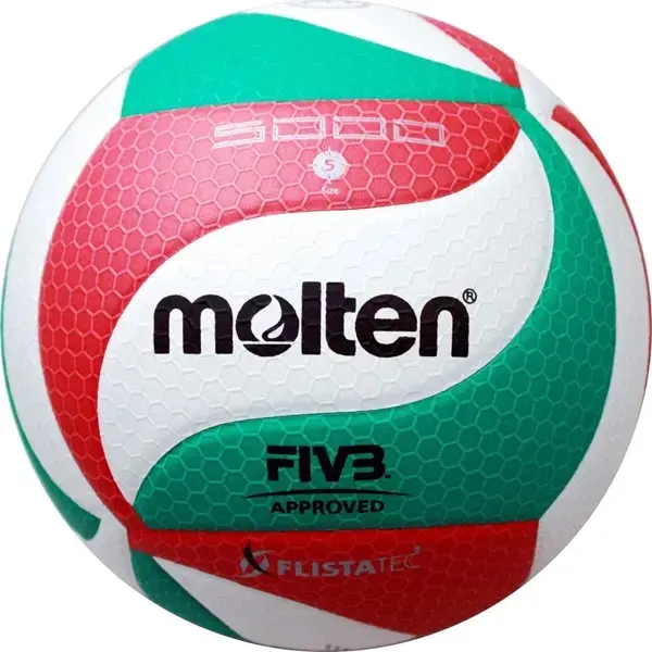 PU Volleyball, Size 5, Molten Material, Indoor-Outdoor Use, Ideal for Students, Competition and Training Choice