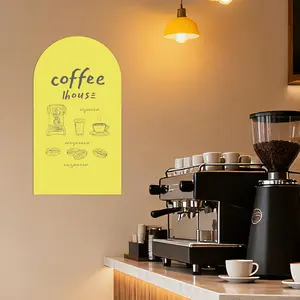 Magnetic Wall Decal Arch with Chalkboard Surface, Self Adhesive Classroom Decor, Blackboard Design, Easy Install, Decorative Wall Sticker