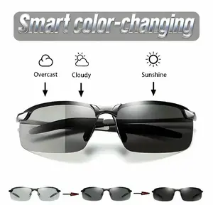 Paleshy HD Polarized Photochromic Sunglasses UV400 Protection Ultralight Eyewear for Men and Women 2025 Summer Fashion Accessories