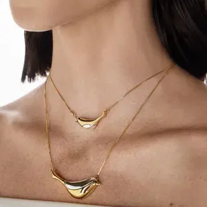 Anna Prata by Valmaur Products Aviva Necklace - Aviva Collection Gold Plated luxury jewelry