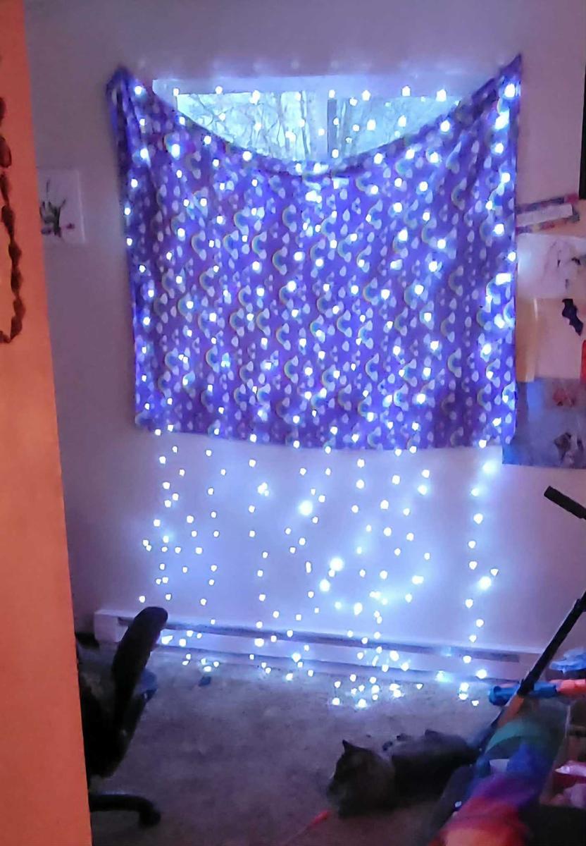 Item: white, 118.11x118.11inch 300 LEDs