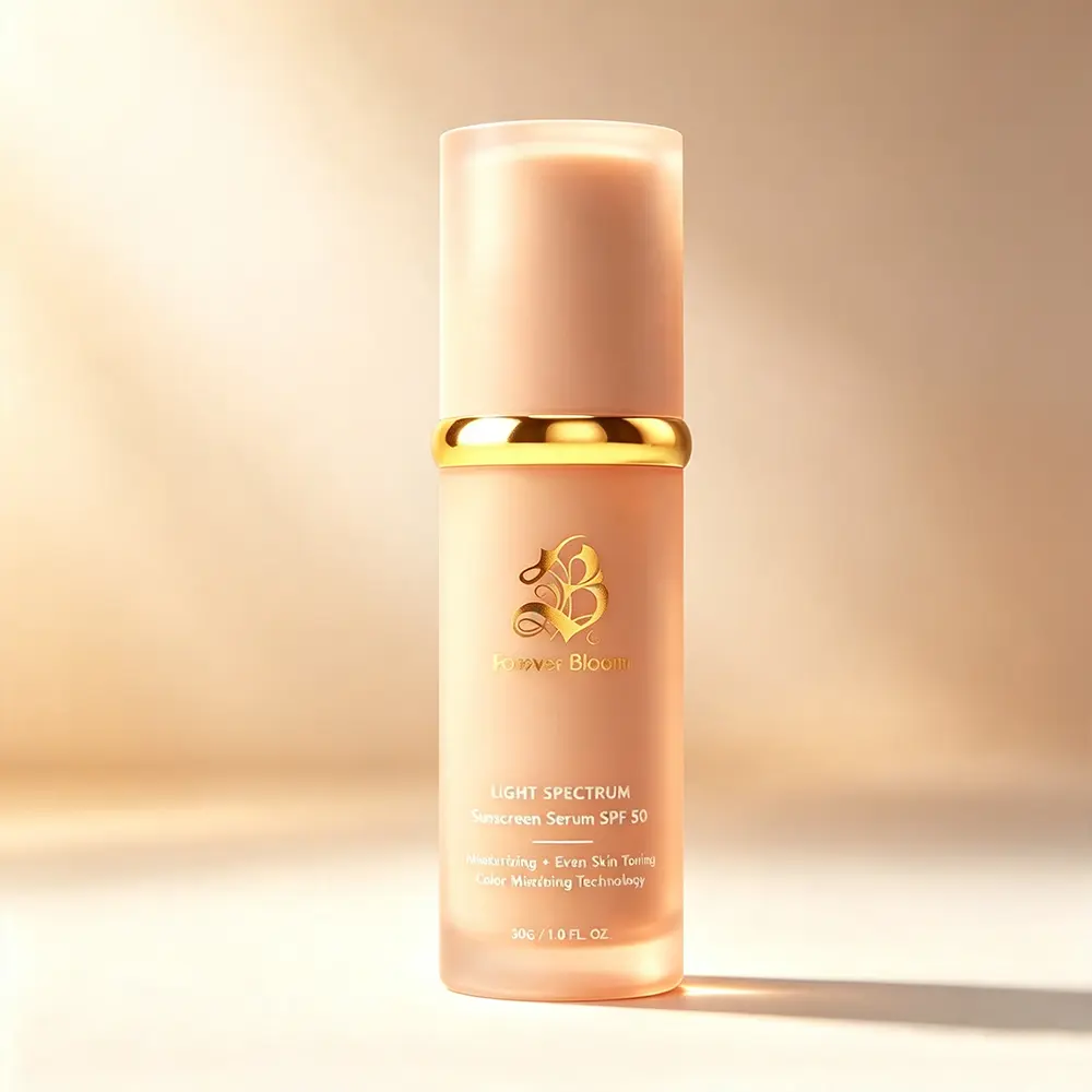 Forever Bloom Biomimic Foundation 4 in 1 Medium Spectrum, Adaptive Color Matching Skin Tint, Buildable Coverage Liquid Makeup, Flawless Finish Evens Skin Tone, Lightweight Breathable Daily Foundation
