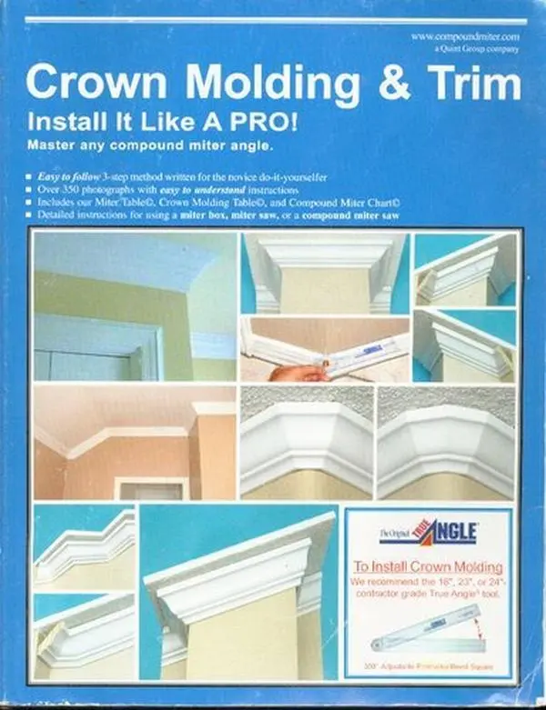 USED Book - Crown Molding & Trim Install It Like A Pro by Wayne Drake. Kathy Drake (Paperback) - english