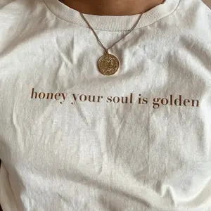 honey your soul is golden - vintage aesthetic tee | feminine t-shirt, parisian chic style, women's essentials, gift for her