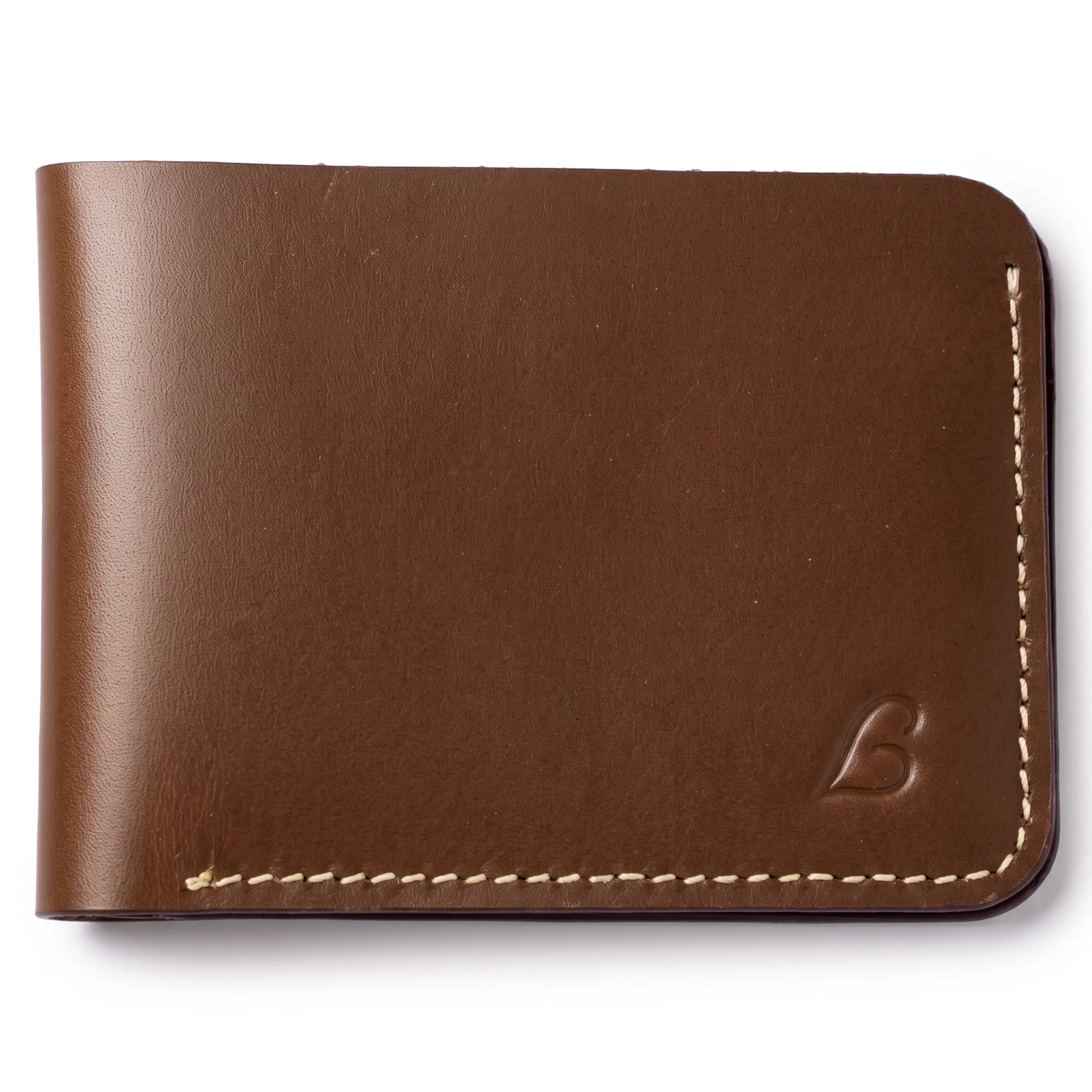 Leatherica Men's Full-Grain Leather Bifold Wallet - Handmade, Chic, Preppy, Slim, Compact, Durable Card Holder with Quick Access, Front-Pocket Fit, Party-Ready, Sweet Everyday Use, Ideal Mens Gifts for Him, Brown