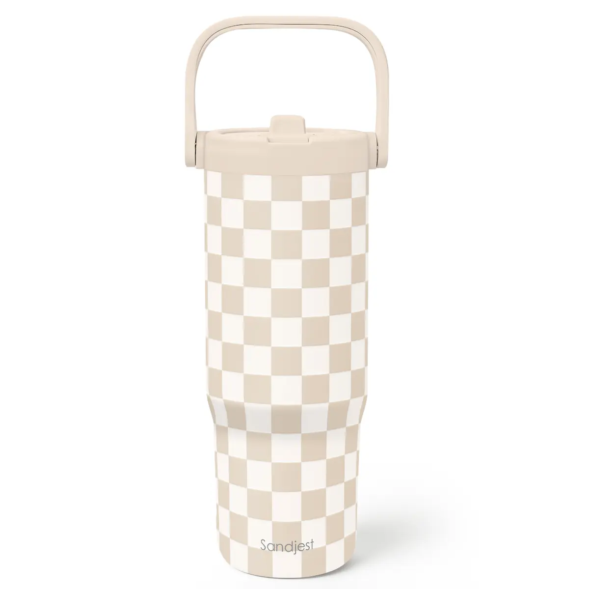 Beige Checkers