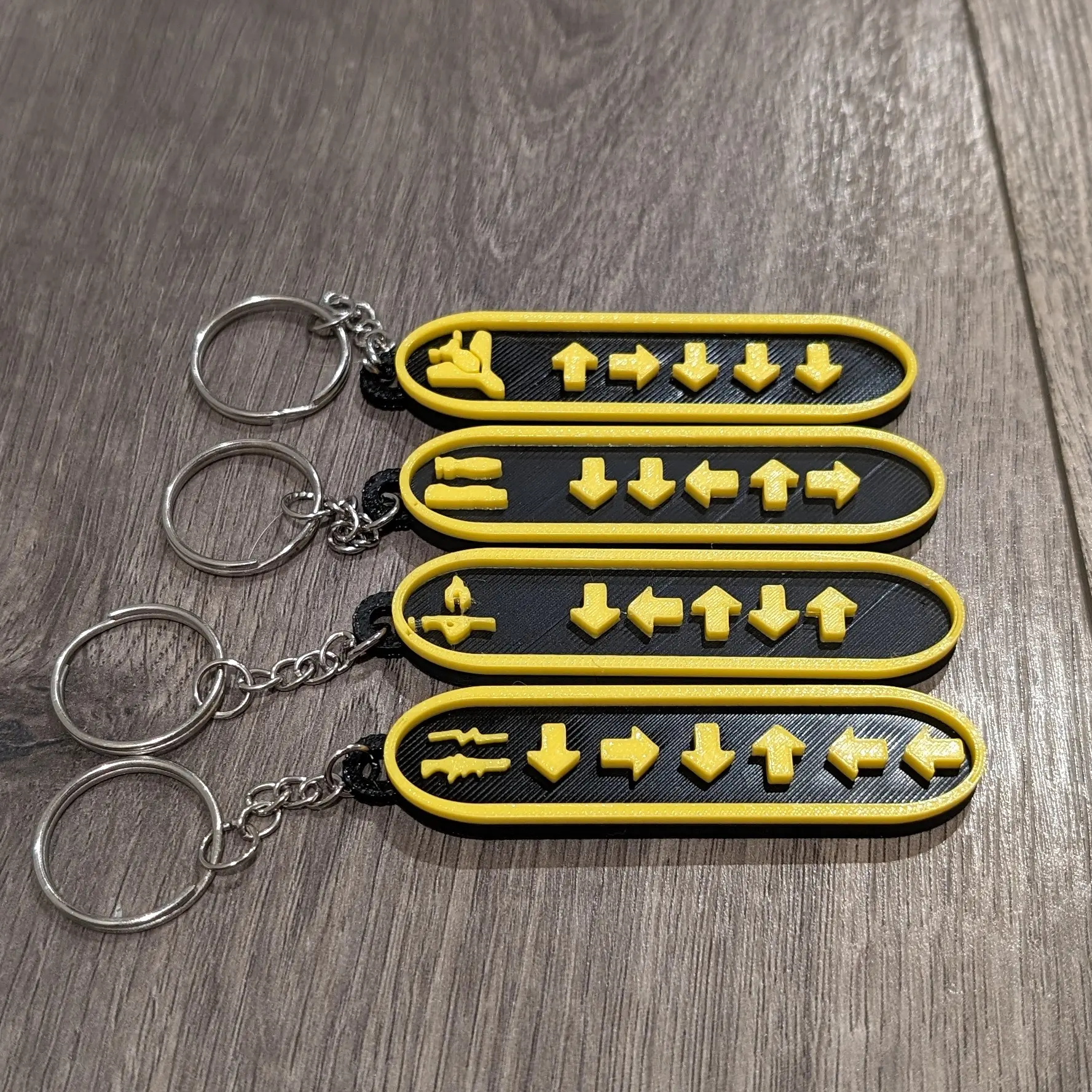 Helldivers 2 Strategem Keychains - Designed and 3D Printed for Gaming Enthusiasts