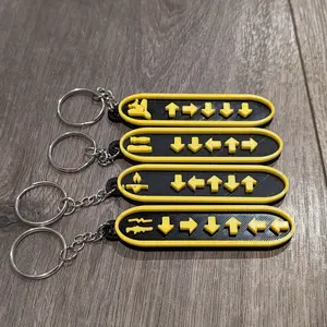 Helldivers 2 Strategem Keychains - Designed and 3D Printed for Gaming Enthusiasts