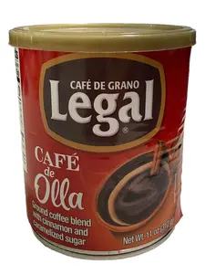 Café Legal Café de Olla – Ground Coffee Blend with Cinnamon & Caramelized Sugar – Mexican Coffee – 11 oz (312 g)