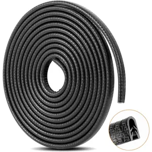 Door Edge Guards 16Ft(5M) Automotive Door Entry Guard U Shape  Door Trim Protector for