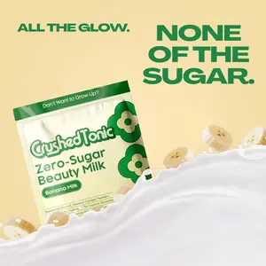 Zero-Sugar by Crushed Tonic – Skin & Sleep Support | Marine Collagen, Bovine Collagen or Vegetarian Glycine | Sugar-Free, Non-GMO Beauty Protein