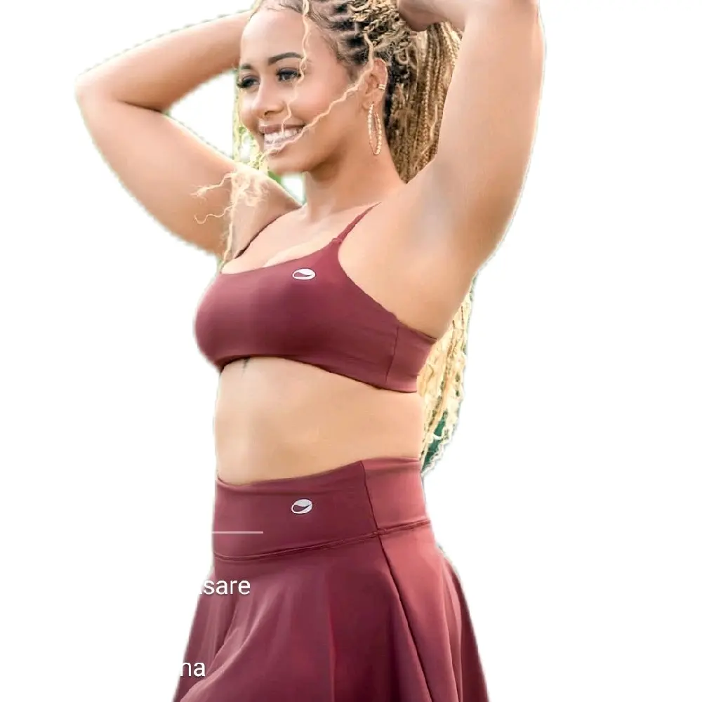 Mikhenzo Mini Tennis Skirt - Available in Maroon, Black and Navy Blue