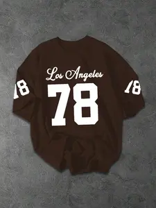 Men's Summer Digital Print T-Shirt, Casual Short Sleeve Round Neck Top, Fashionable Comfortable Fabric, High-Quality Material