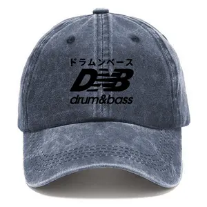 Drum&Bass Unisex Washed Vintage Baseball Cap