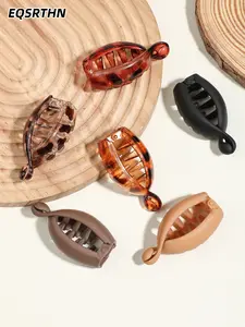 6-piece banana clip hair accessories set, fashion vertical clip rear hair claw, elegantly secures hairstyle, suitable for daily and party use, for women