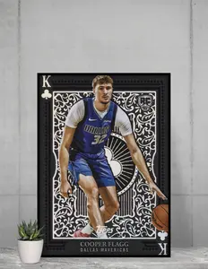 Topps 2025 All Kings Cooper Flagg Rookie 12x17 Poster Dallas Mavericks
