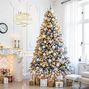 9FT Rotating Pre-Lit Artificial Christmas Tree  Remote Control 600 LED Musical LightsDeluxe Green PE & PVC Tree, 2512 Branch Tips  Top Rated Festive Holiday Decor!