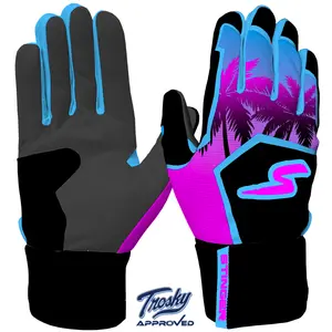 Winder Series Baseball Batting Sports Gloves – Miami Nights, Sheepskin Leather