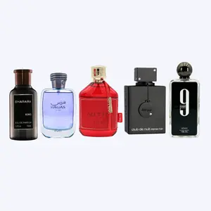 Mega Combo Set Armaf CDN Intense EDT 3.6fl.oz, Afnan 9PM EDP 3.4fl.oz, Hawas Rasasi EDP 3.04fl.oz, Bharara King 3.4fl.oz & Dumont Nitro Red 3.4fl.oz