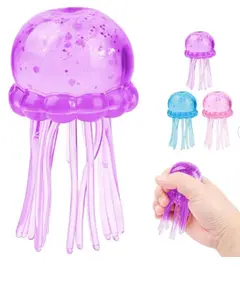 Jelly S Purple, Blue, or Pink Squishy Fidget Toy Any One