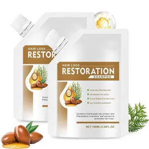 【Buy 1 Get 1 Free】Hoegoa Anti-Hair Fall Hair Loss Treatment Shampoo Oil Control Anti dandruff Haircare Ginseng Ginger Help Hair Growth Jojoba Oat Repair Reduce Hair Loss Scalp Cleanser Conditioner 100ML