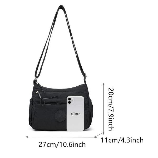 Women's Solid Color Fanny Pack, Fashionable Multi-pocket Zipper Crossbody Bag for Daily Used, Casual Trendy Versatile High-quality Daily Commuting Bag