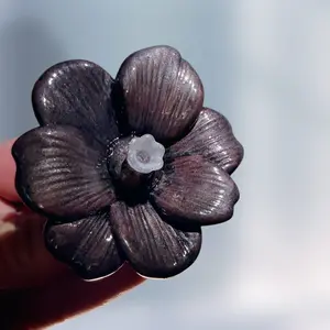 Cabinet Knobs, Handpainted Multicolor Handmade Floral Designs for Door Handles Wardrobe Kitchen or Make Up Cabinets Drawer Dresser Cupboard Pulls