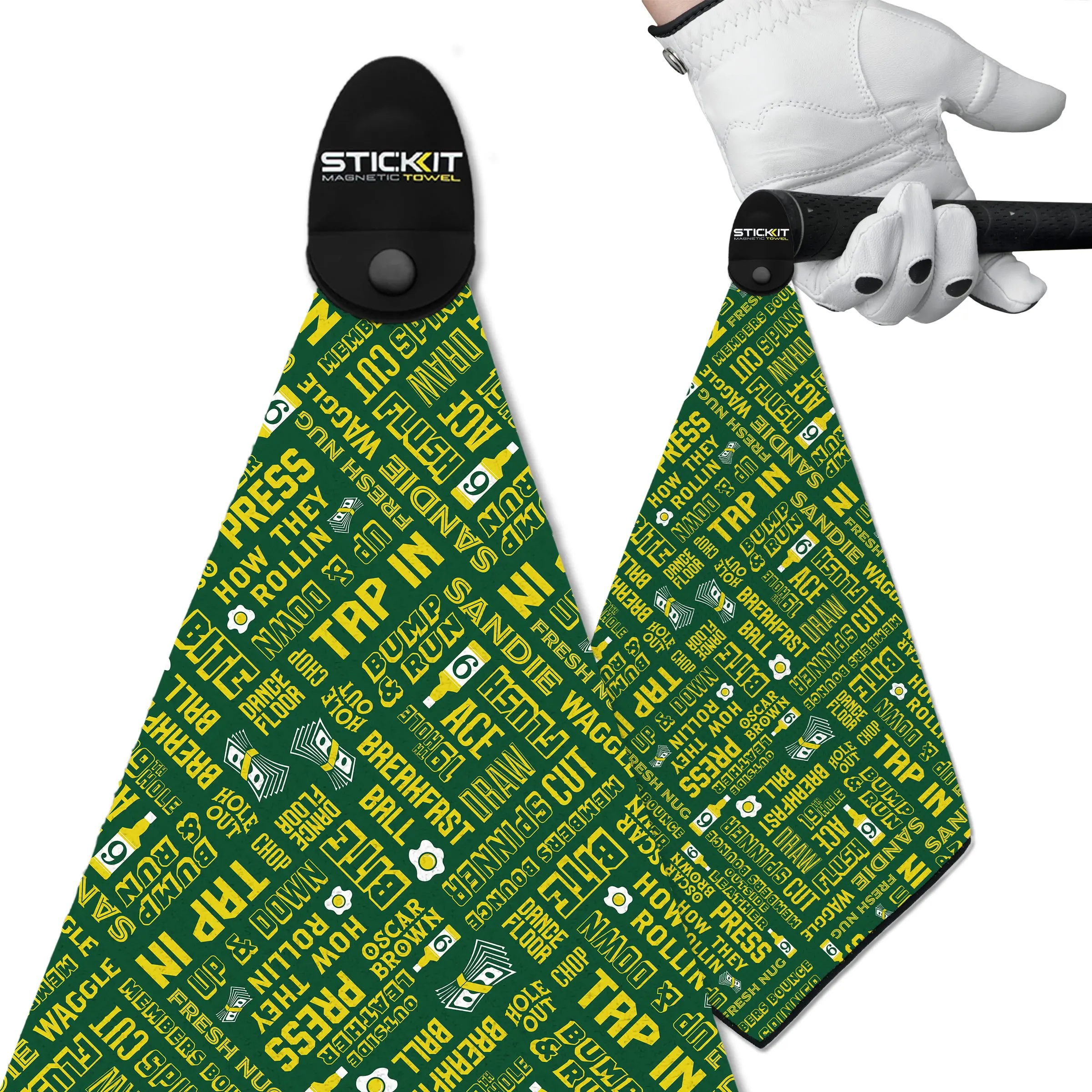 STICKIT Magnetic Mini Golf Towel