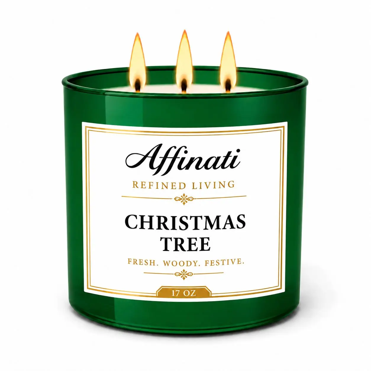 Christmas Tree 3-Wick Candle