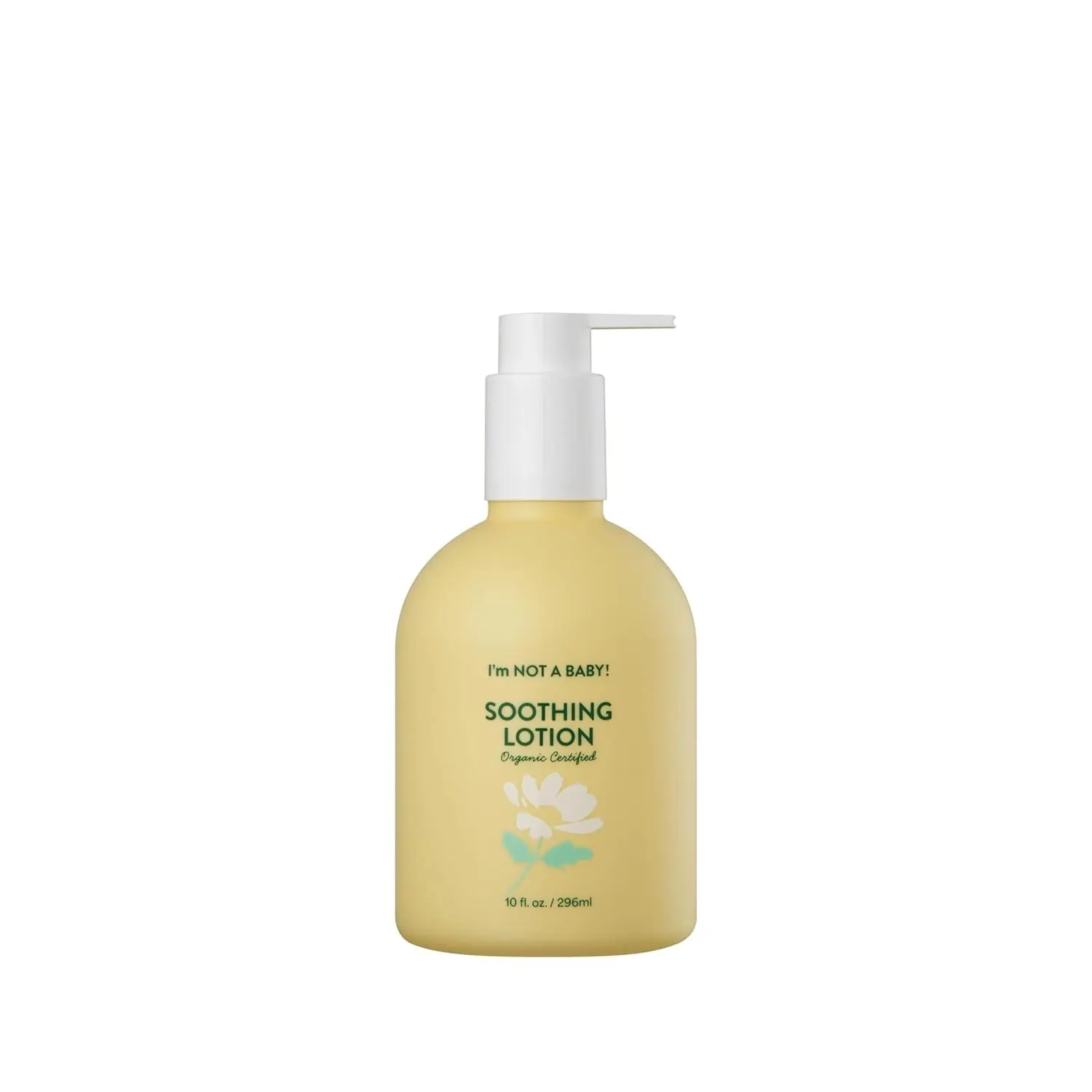 I'M NOT A BABY! Soothing Lotion Organic Certified - Allergen Free, Cruelty-Free, 10 Fl Oz