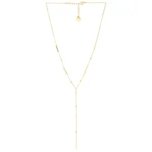 BRACHA Arlo Lariat Necklace in Gold