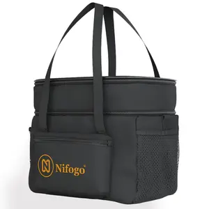 Lunch Bag Insulated Lunch Box Soft Cooler Cooling Tote for Adult Men Women，15L