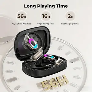 S25 True Wireless Bluetooth Earbuds - In-Ear Noise-Canceling Headphones with Waterproof, Dustproof Design for Sports, Calling, Music Compatibility with Apple and Android
