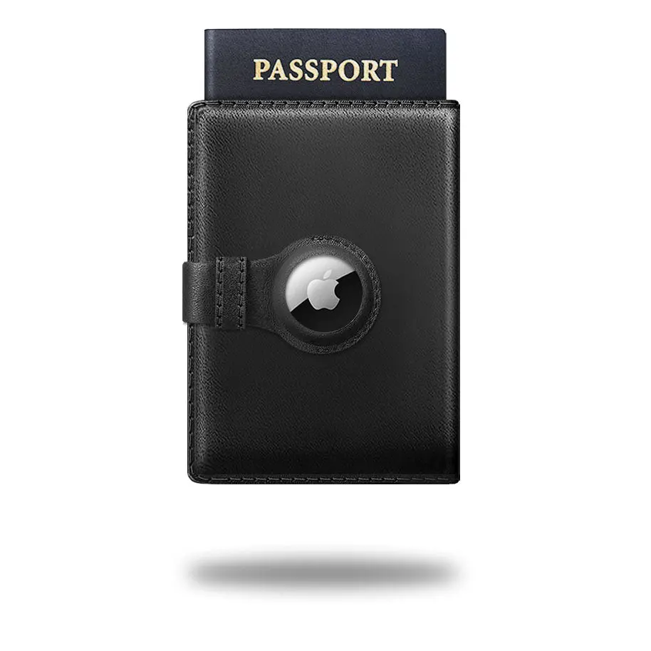 AirTag Travel Wallet - Premium Leather