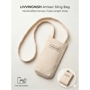 Cotton Canvas Carry Bag for Water Bottle