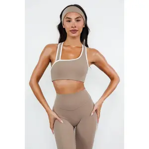 Cloud II™ Swoop Bra - Cashew Contrast