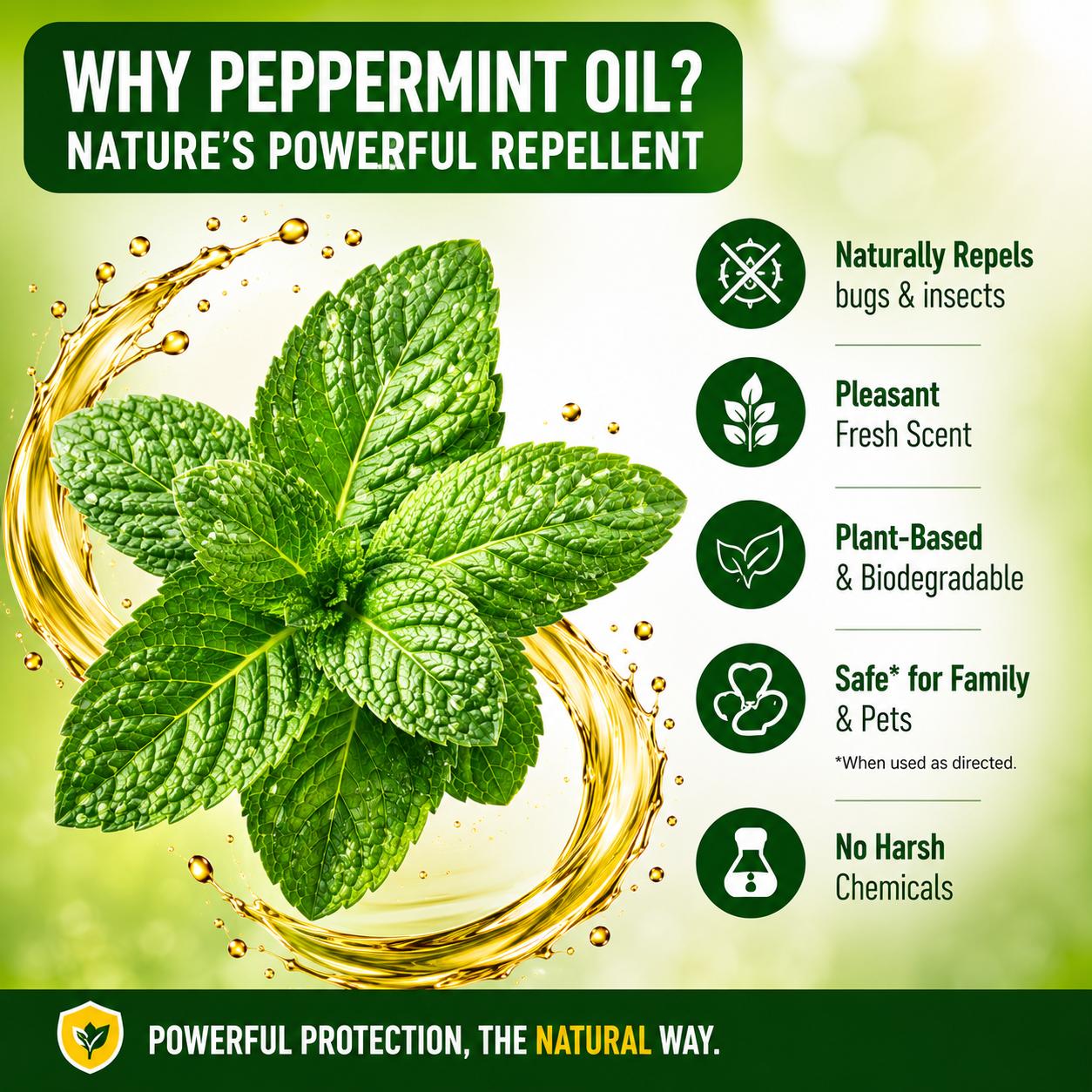 Reliant Pet Peppermint Oil Bug Spray - Deals For You Days -  [16oz and Made In USA ] Ants, Spiders, Roaches - Safe for USE Around Kids and Pets  - Effective & Usage